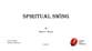 Spiritual Swing Concert Band sheet music cover